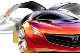 Mazda stellt neben der Studie Ryuga den Tribute mit Hybridantrieb vor