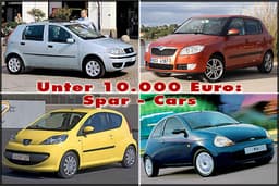 Die Spar-Cars: Neue Autos unter 10.000 Euro in der Übersicht