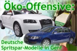Deutsche Spritsparmodelle auf dem Auto-Salon in Genf 2007