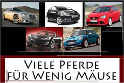 Die 30 Autos mit dem günstigsten Euro-PS-Verhältnis