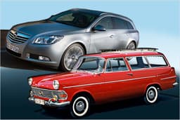 Vom Caravan zum Sports Tourer: Opel-Kombis aus sechs Jahrzehnten