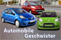 Auto-Verwandte: Schwestermodelle und technische Zwillinge