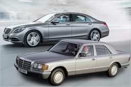 Mercedes S-Klasse: Mit dem Luxusliner durch die Jahrzehnte