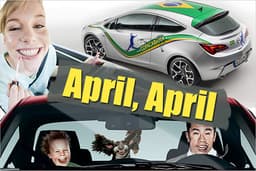 Aprilscherze der Hersteller 2014: Mini Tee-Cooper, Pelz-Yeti, Selfie-Swift