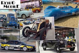 Renault-Motorsportmodelle auf der Retromobile 2016