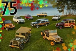75 Jahre Jeep in 25 Meilensteinen: Vom Willys "Quad" von 1941 bis zum aktuellen Renegade