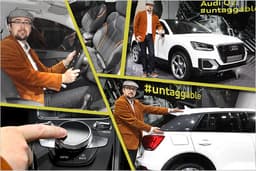 Audi Q2 auf dem Genfer Autosalon 2016: Sitzprobe im kleinsten Q