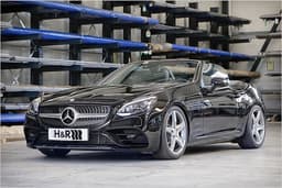 Tieferlegungsfedern und Spurverbreiterung für den Mercedes SLC Tieferlegungsfedern und Spurverbreiterung für den Mercedes SLC