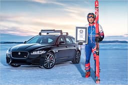 Jaguar XF Sportbrake Ski Graham Bell Weltrekord Jaguar XF Sportbrake Ski Graham Bell Weltrekord