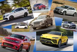 Schnellste SUVs Spurt Sprint Beschleunigung