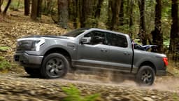 2022 Ford F-150 Lightning Side View 2022 Ford F-150 Lightning Side View