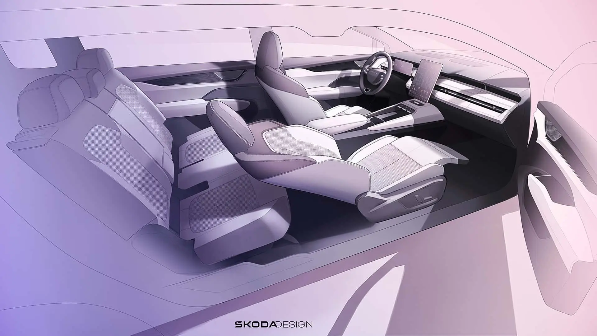 Skoda Peaq (2026) Innenraum Teaser Skoda Peaq (2026) Innenraum Teaser