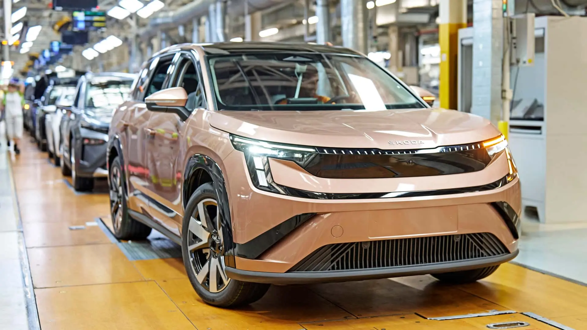 Skoda Peaq (2026) beim Produktionsstart im August 2026 Skoda Peaq (2026) beim Produktionsstart im August 2026