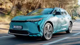 Toyota bZ4X (2022) Covered-Drive Toyota bZ4X (2022) Covered-Drive