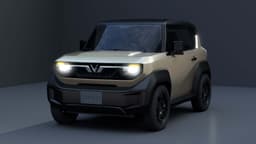 2025 VinFast VF3 exterior front quarter view 2025 VinFast VF3 exterior front quarter view