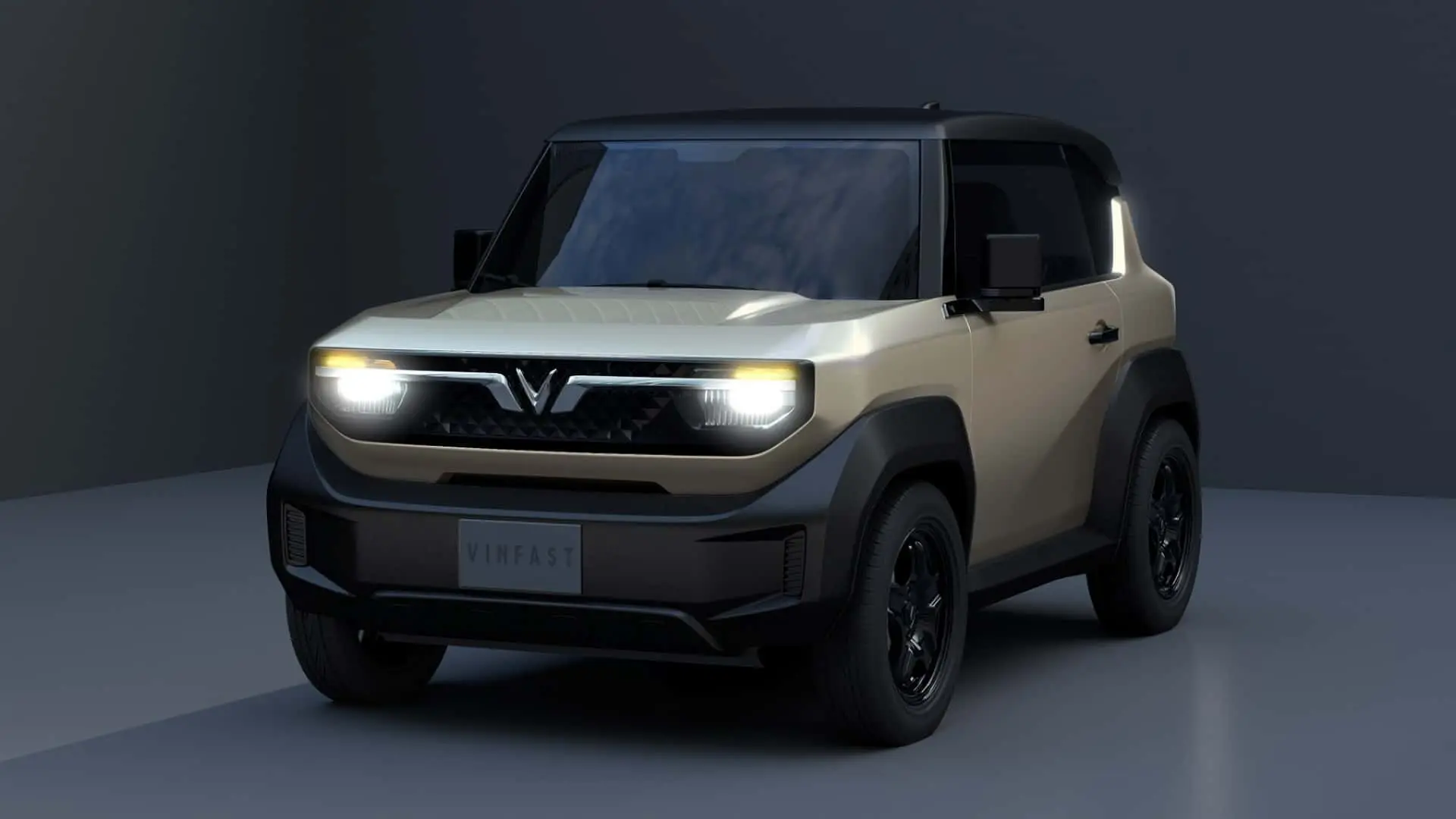 2025 VinFast VF3 exterior front quarter view 2025 VinFast VF3 exterior front quarter view