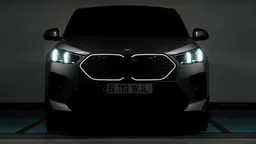 BMW-Modell mit illuminierter Niere (Symbolbild) BMW-Modell mit illuminierter Niere (Symbolbild)