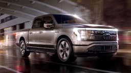 2022 Ford F-150 Lightning Side View 2022 Ford F-150 Lightning Side View