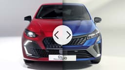 Renault Clio, nuova e vecchia a confronto Renault Clio, nuova e vecchia a confronto