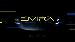 Lotus Emira teaser Lotus Emira teaser