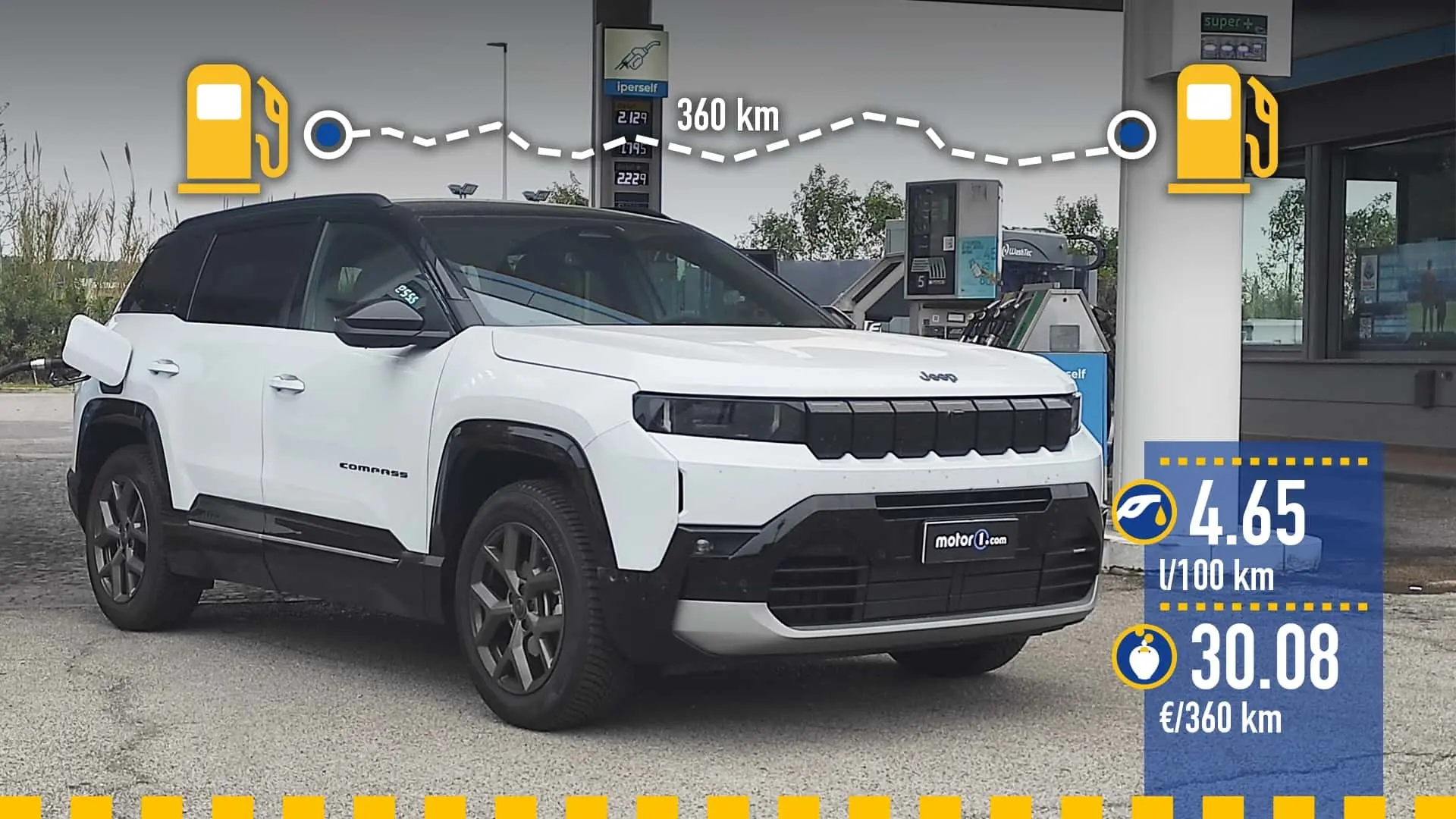 Jeep Compass mild hybrid (2026), la prova consumi Jeep Compass mild hybrid (2026), la prova consumi