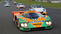 Mazda 787B im Vorprogramm der 24 Stunden von Le Mans 2011 Mazda 787B im Vorprogramm der 24 Stunden von Le Mans 2011