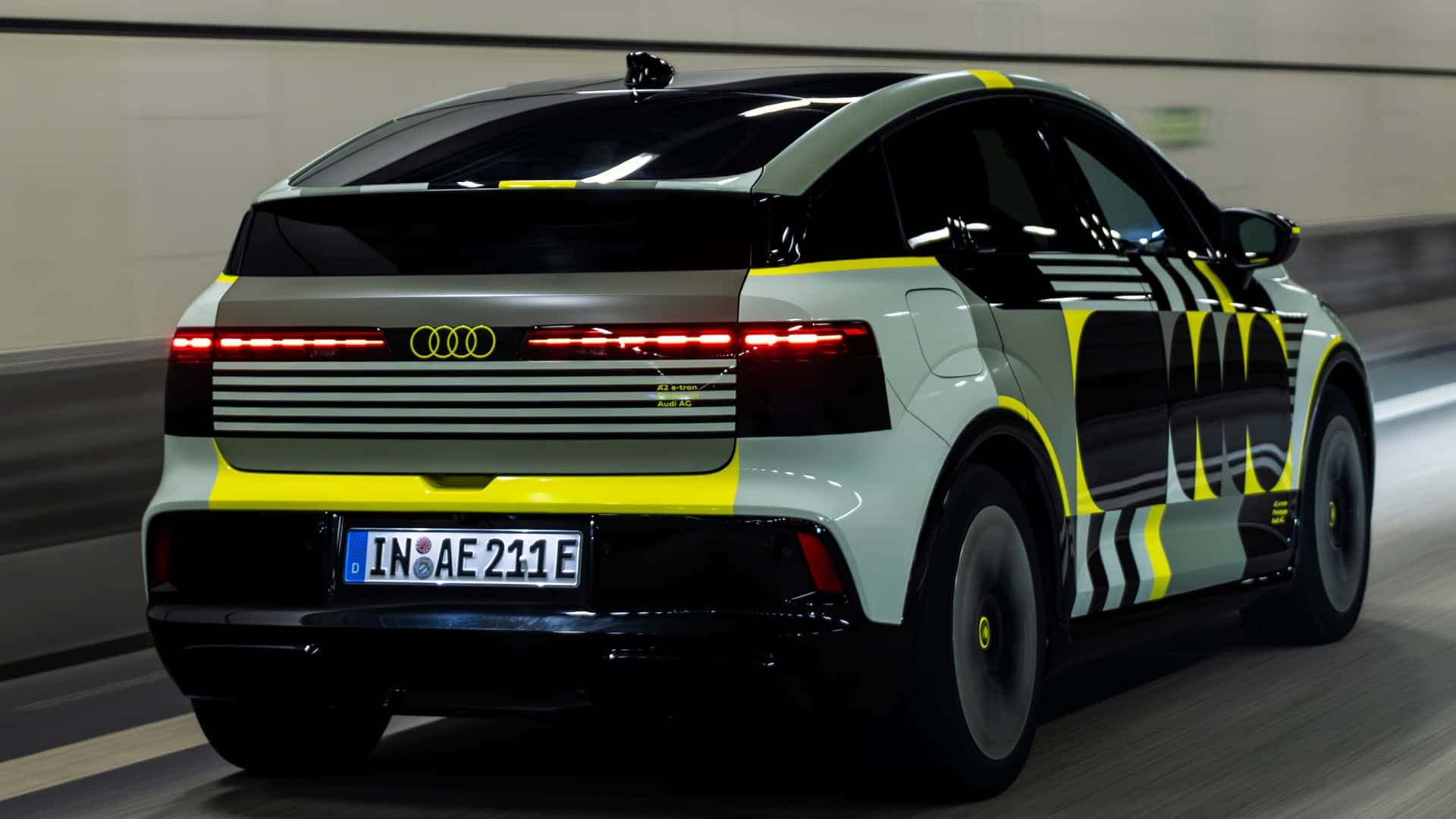 2027 Audi A2 E-Tron camouflaged prototype 2027 Audi A2 E-Tron camouflaged prototype