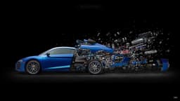 Audi R8 disintegration Audi R8 disintegration