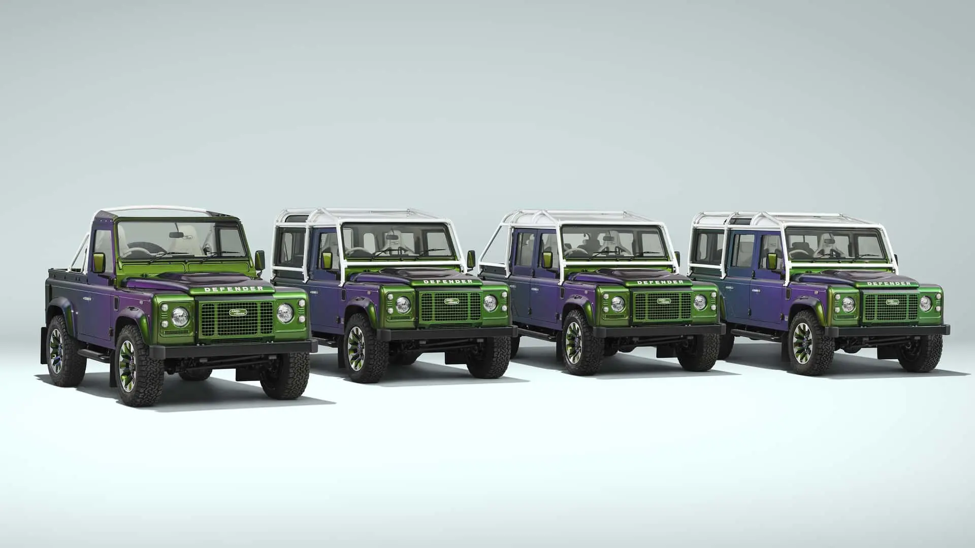 Land Rover Classic Defender V8 (2026) in Spectral Green Land Rover Classic Defender V8 (2026) in Spectral Green