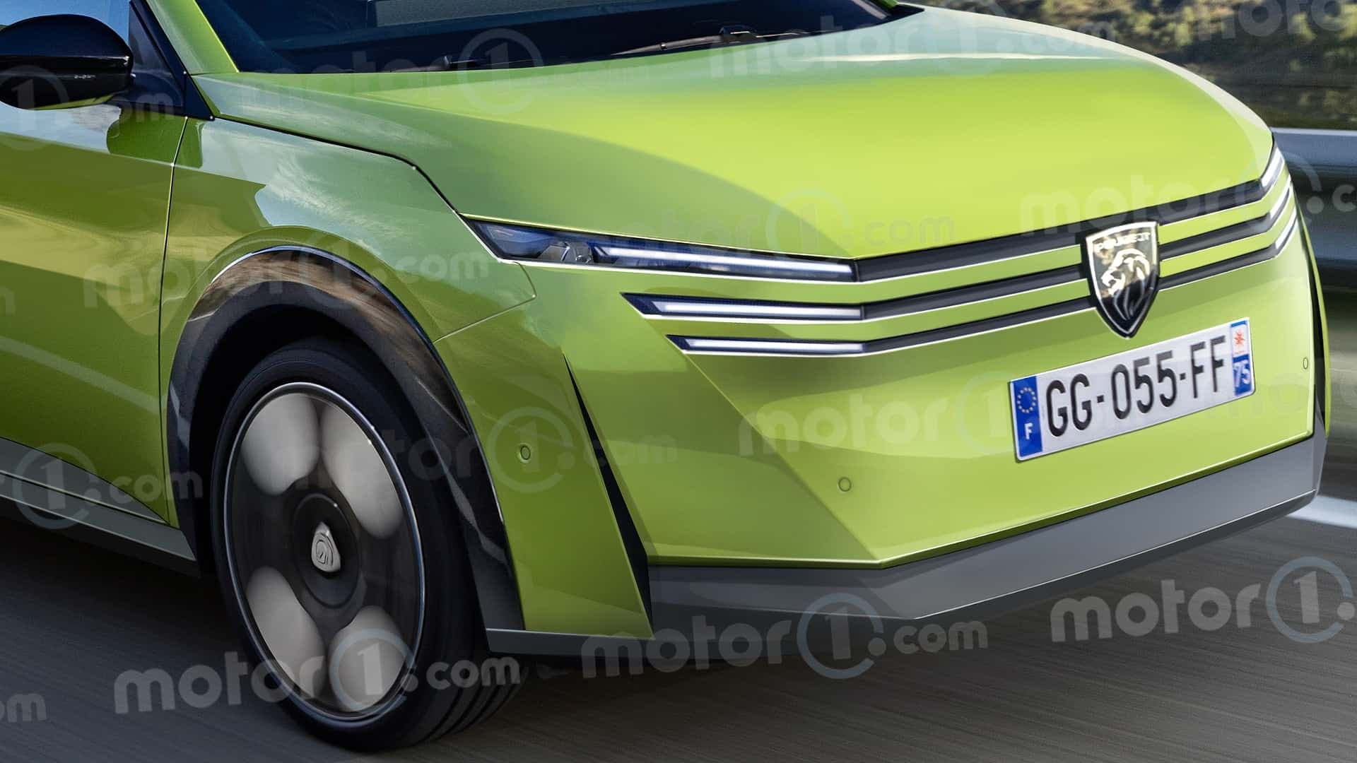 Peugeot 208 (2027), il render di Motor1.com Peugeot 208 (2027), il render di Motor1.com