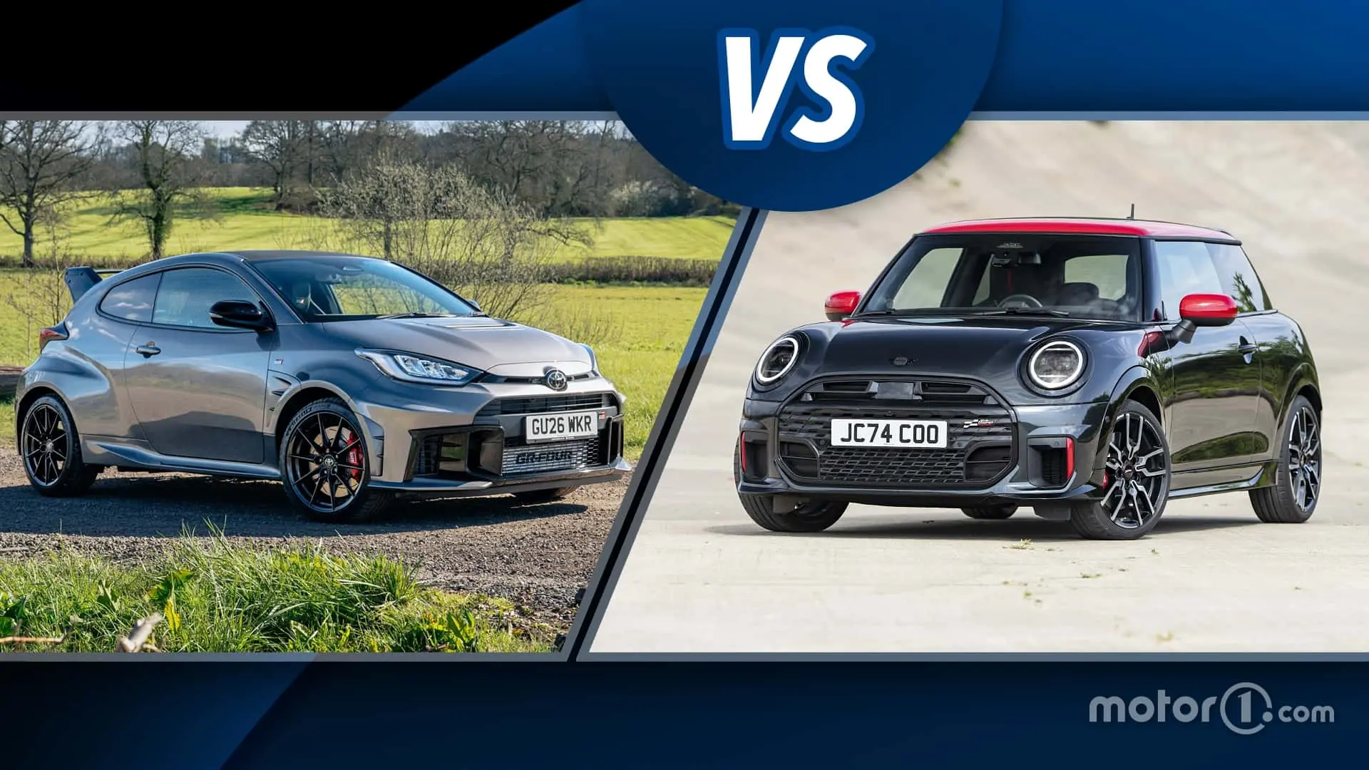 Toyota GR Yaris vs MINI JCW (2026) Toyota GR Yaris vs MINI JCW (2026)