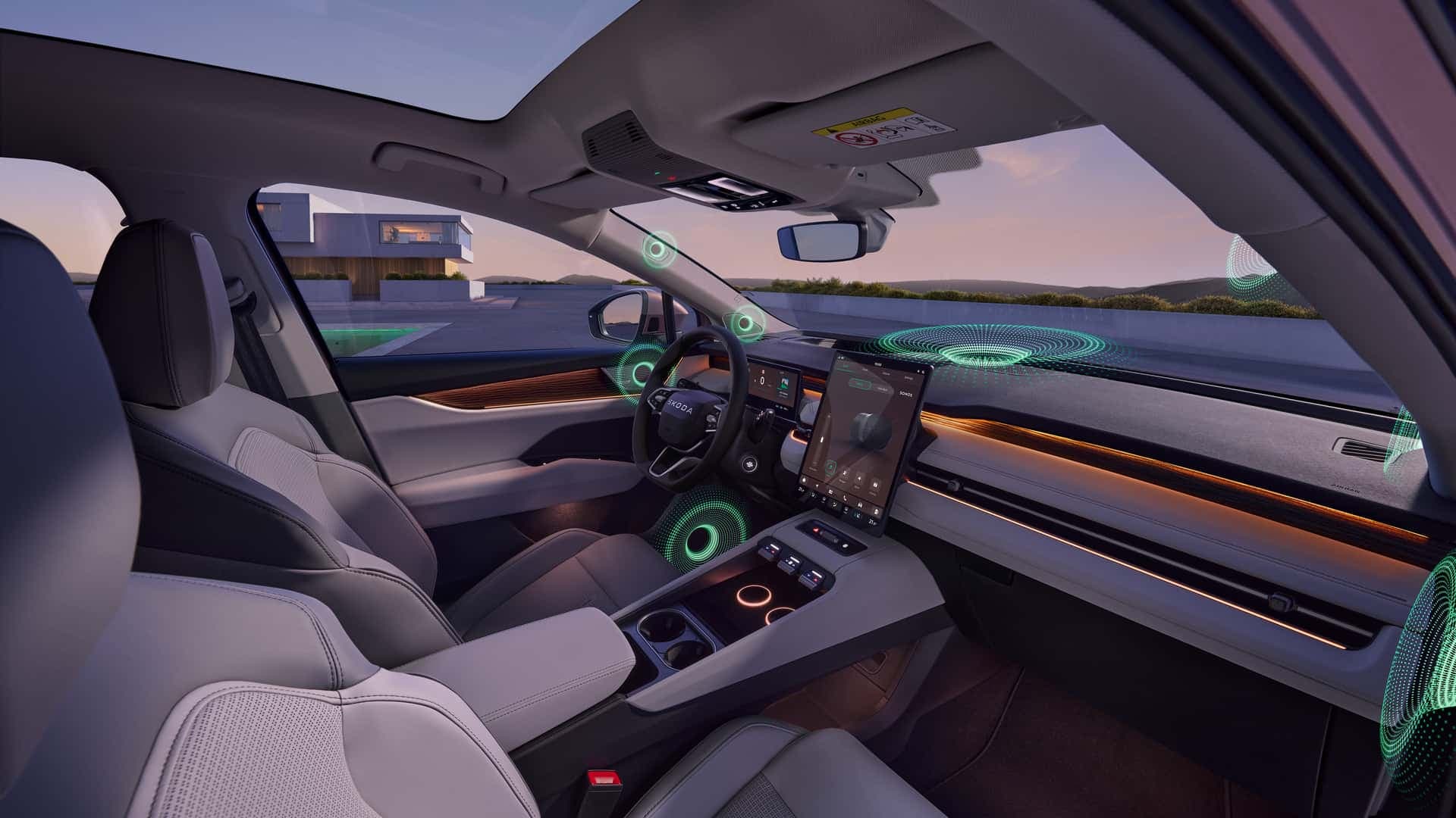 Skoda Peaq, interni e bagagliaio Skoda Peaq, interni e bagagliaio