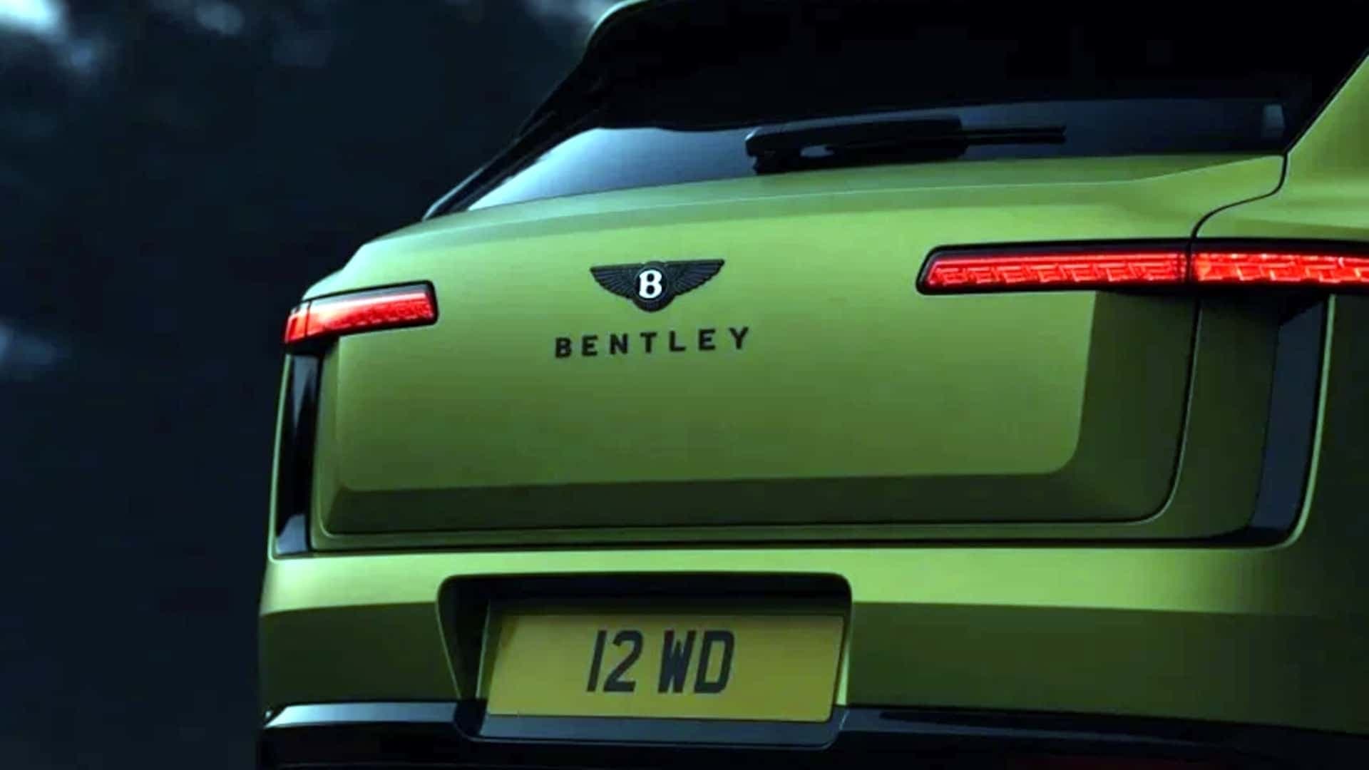 Bentley Torcal exterior teaser Bentley Torcal exterior teaser