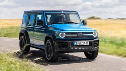 Mercedes Classe G "baby", il render di Motor1.com Mercedes Classe G "baby", il render di Motor1.com