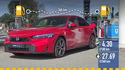 Honda Civic full hybrid (2026), la prova consumi Honda Civic full hybrid (2026), la prova consumi