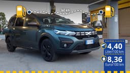 Verbrauchstest Dacia Jogger Hybrid Verbrauchstest Dacia Jogger Hybrid