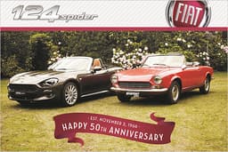 50 Jahre Fiat 124 Spider: Der ewige Alfa-Spider-Gegner feiert Geburtstag 50 Jahre Fiat 124 Spider: Der ewige Alfa-Spider-Gegner feiert Geburtstag
