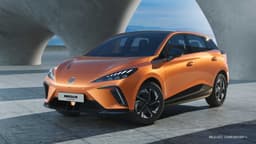 2023 MG MG4 Electric in European specification exterior front three-quarter view 2023 MG MG4 Electric in European specification exterior front three-quarter view