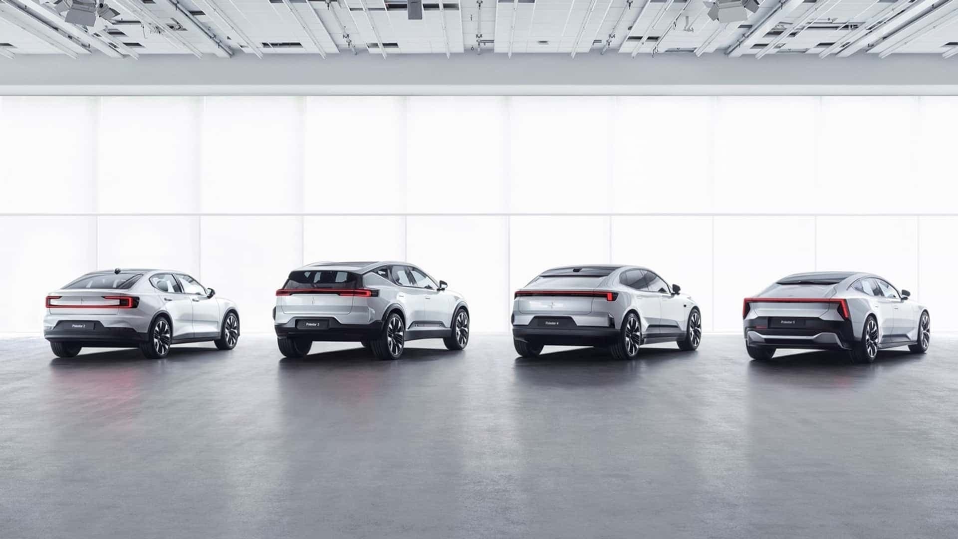 Polestar-Modellpalette Polestar-Modellpalette