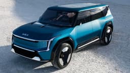 Kia EV9 Concept Three Quarters Above Kia EV9 Concept Three Quarters Above