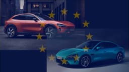 Xiaomi YU7 und SU7 mit EU-Flagge (Collage) Xiaomi YU7 und SU7 mit EU-Flagge (Collage)