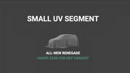 Jeep Renegade Elektroversion für 25.000 Dollar (Folie vom Stellantis Investor Day 2024, Ausschnitt) Jeep Renegade Elektroversion für 25.000 Dollar (Folie vom Stellantis Investor Day 2024, Ausschnitt)
