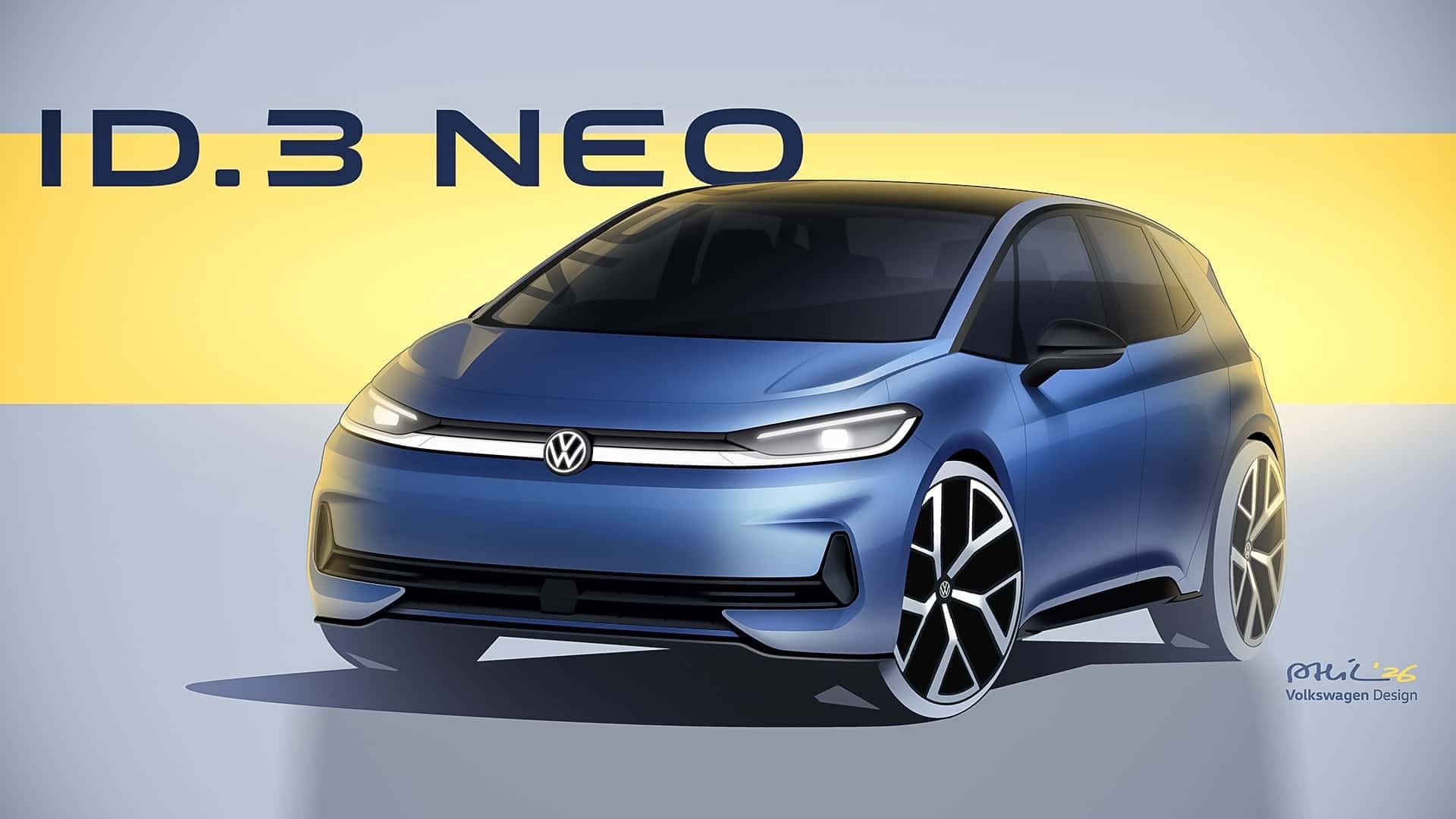 VW ID.3 Neo (2026) Teaser VW ID.3 Neo (2026) Teaser
