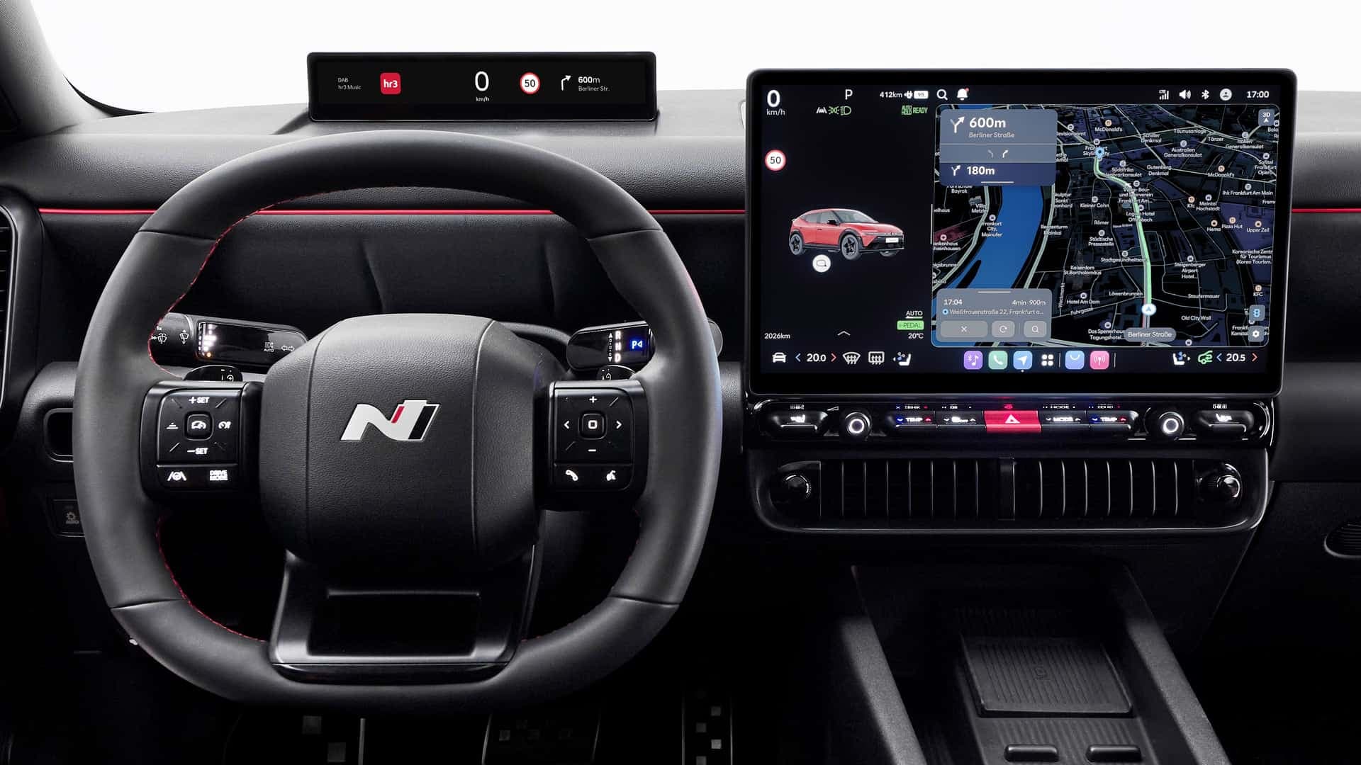 Hyundai Ioniq 3 (2026): Displays und Lenkrad im Detail Hyundai Ioniq 3 (2026): Displays und Lenkrad im Detail