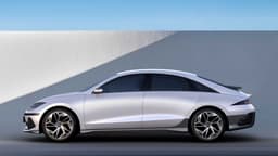 Hyundai Ioniq 6 Design Debut Profile Perspective Hyundai Ioniq 6 Design Debut Profile Perspective