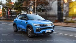 Dacia Spring (2024), il render di Motor1.com Dacia Spring (2024), il render di Motor1.com