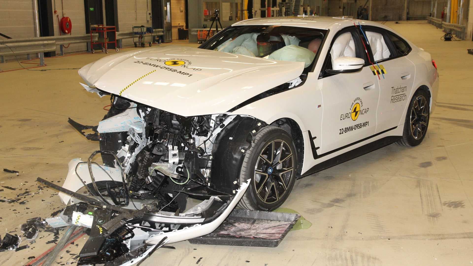 BMW i4 EuroNCAP crash test BMW i4 EuroNCAP crash test