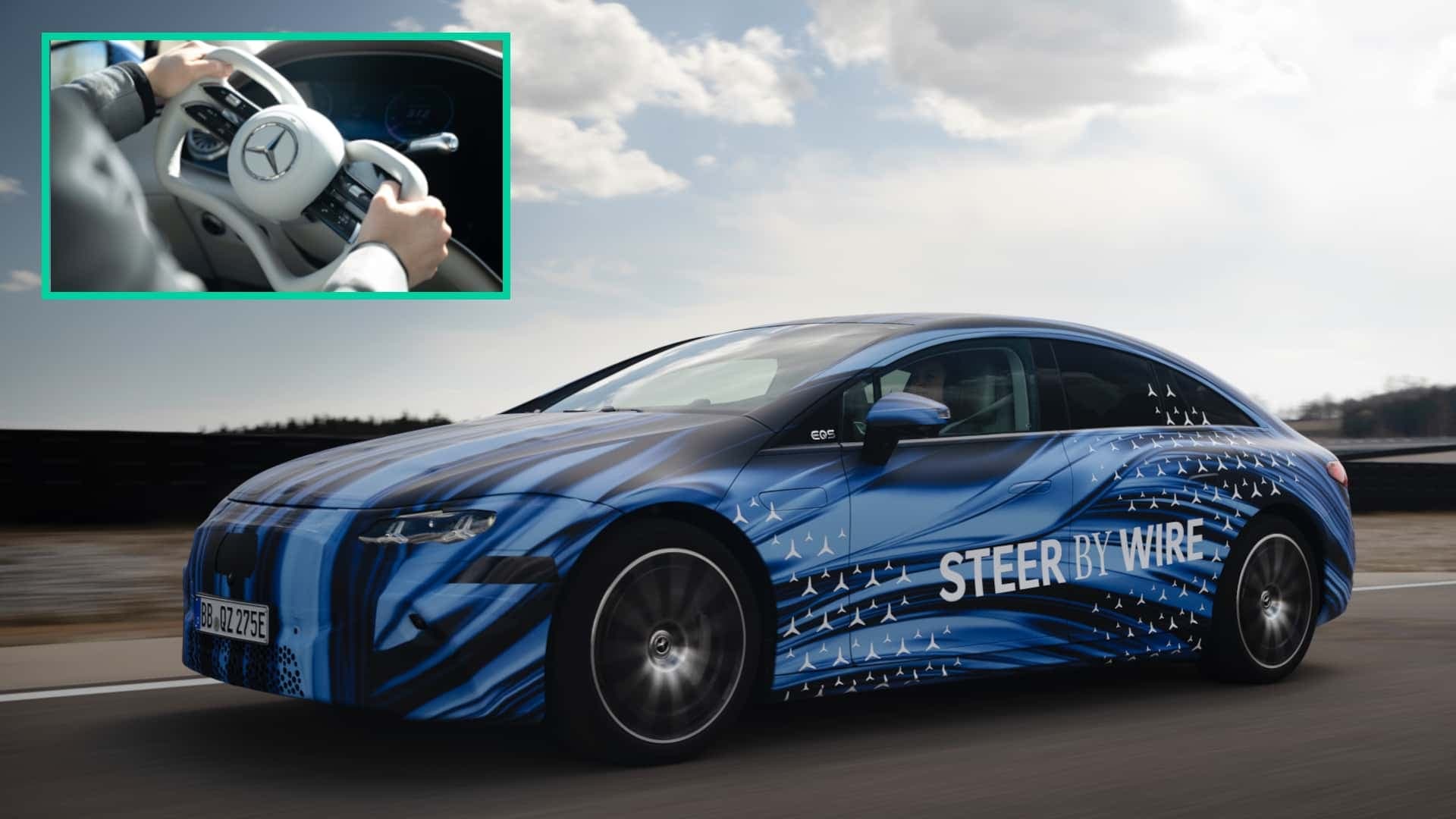 Mercedes-Prototyp mit Steer-by-Wire-Steuerjoch Mercedes-Prototyp mit Steer-by-Wire-Steuerjoch