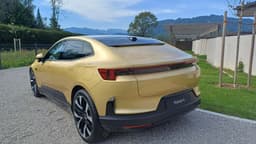 Polestar 4 in der Lackierung 'Gold': Das Exterieur Polestar 4 in der Lackierung 'Gold': Das Exterieur