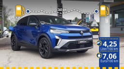 Der getestete Renault Captur an der Tankstelle (mit Infos zu Verbrauch und Spritkosten) Der getestete Renault Captur an der Tankstelle (mit Infos zu Verbrauch und Spritkosten)